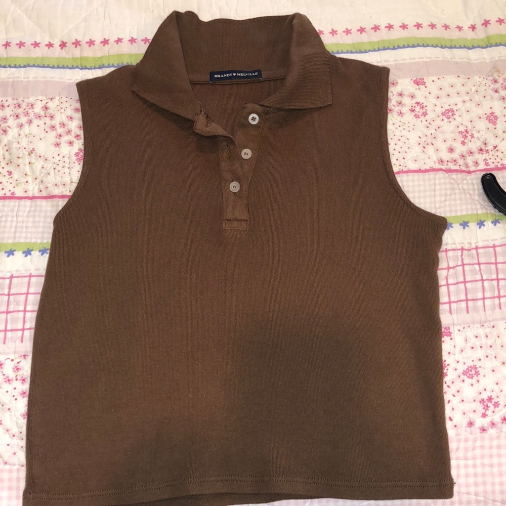 Brandy Melville Polo Tank